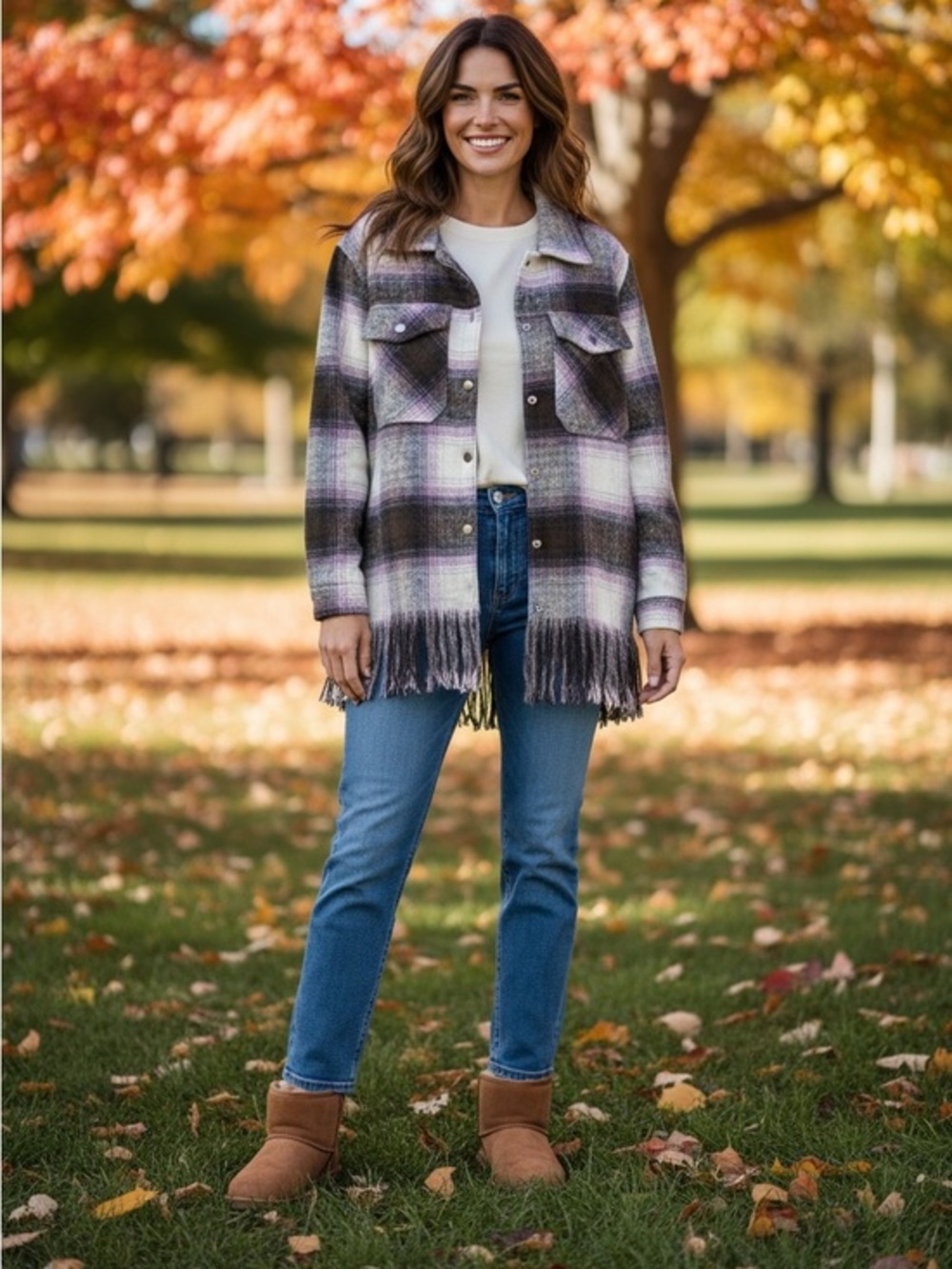 NWT Umgee Fringe Shacket